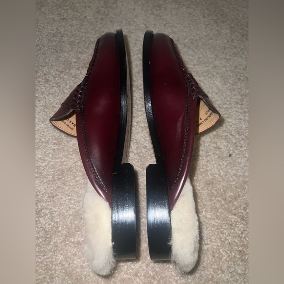 WYNN Shearling Mule in Burgundy Women’s Size 7M - Picture 6 of 8